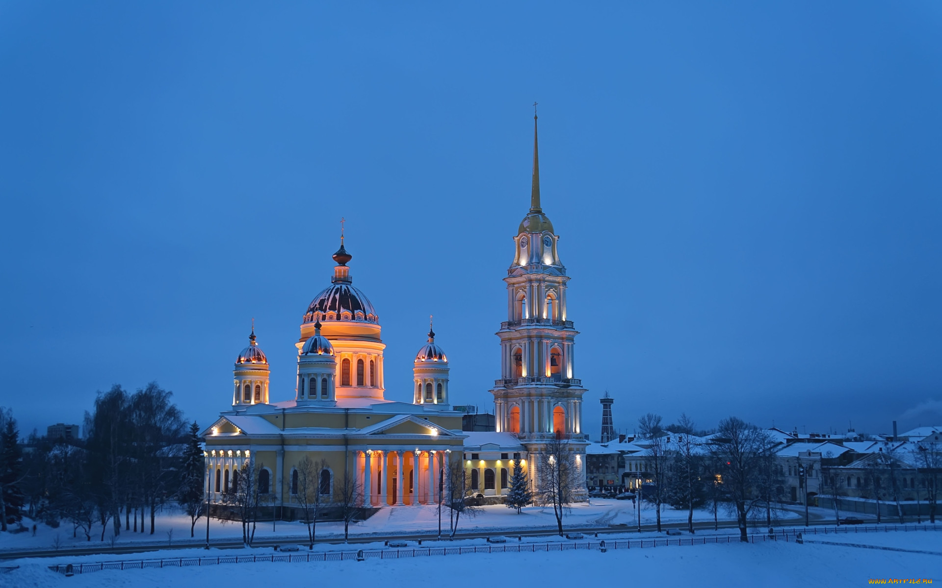 Обои Рыбинск (Россия) Города - Православные церкви, монастыри, обои для ...